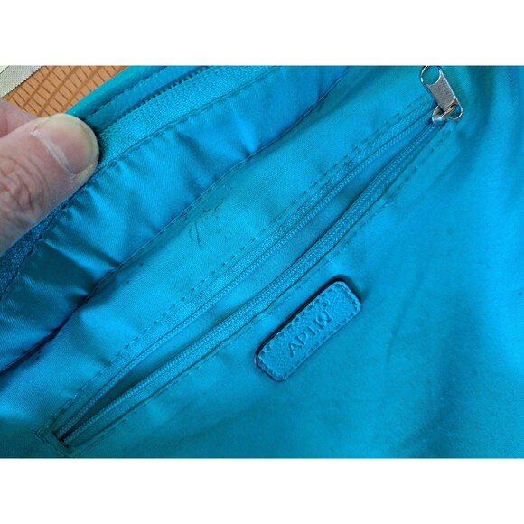 Apt 9 Turquoise Janet Tote Bag 13" X 12.25" Roomy Double Handles - Picture 10 of 12